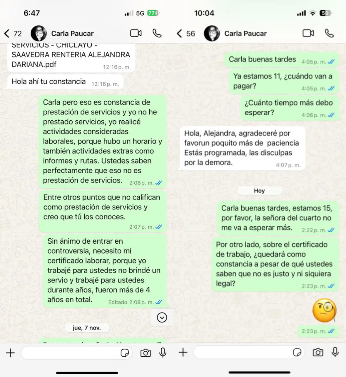 Trabajadores de la empresa monsefuana entonces llamada Editora Universal